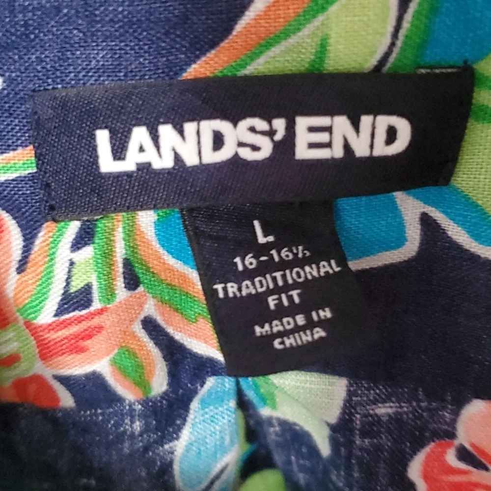 Lands End short sleeve shirt - Picture 5 of 7